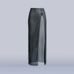 Gonna "Volume" – Maxi Skirt in Tulle Stratificato - Volume Skirt – Layered Tulle Maxi Skirt